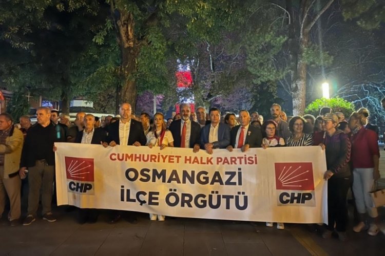 CHP Osmangazi'den Cumhuriyet'in 100. yılında Cumhuriyet yürüyüşü&nbsp;