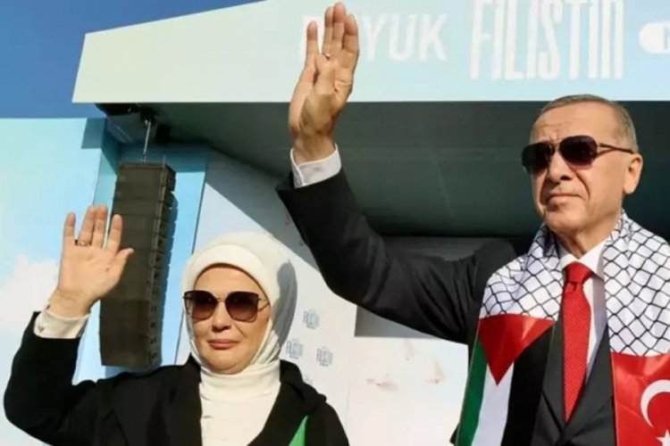 Emine Erdoğan: Filistinli kardeşlerimizin acısını y&uuml;reklerimizde taşıyoruz