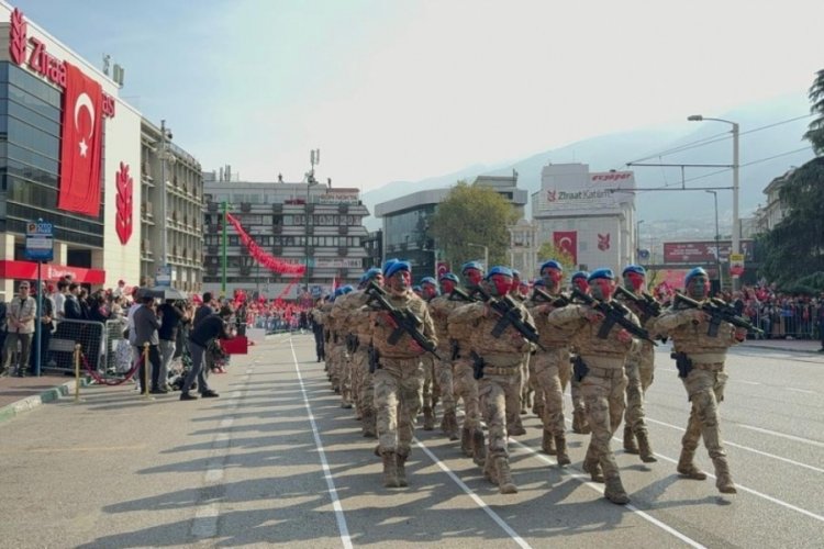 Bursa'da jandarma ekipleri 100. yıl kutlamalarına katıldı