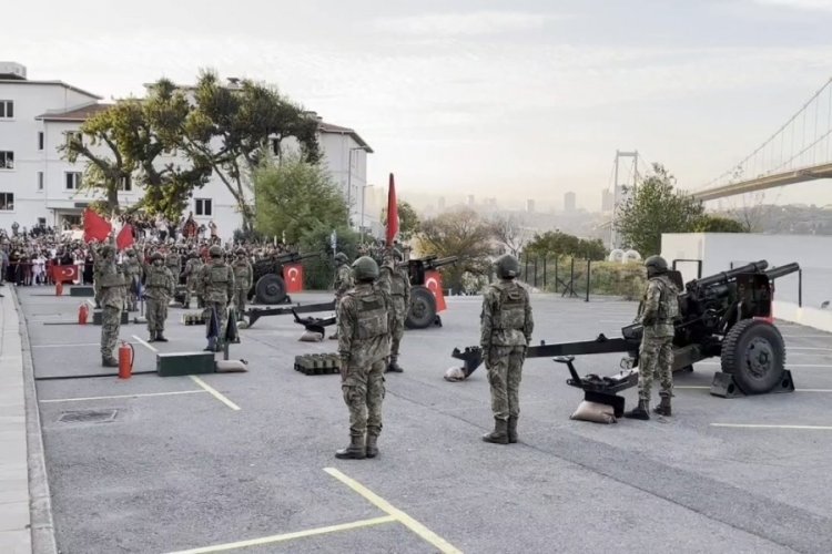 Kara Kuvvetleri Komutanlığı 101 pare top atışı ger&ccedil;ekleştirdi