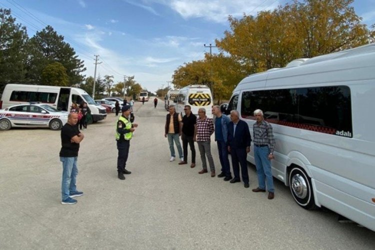 Eskişehir'de okul servislerine denetim