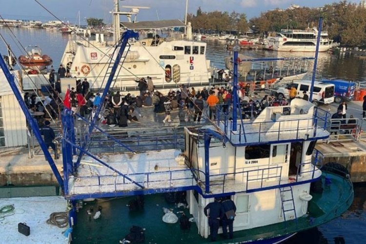 Balıkesir'de 120 ka&ccedil;ak g&ouml;&ccedil;men yakalandı