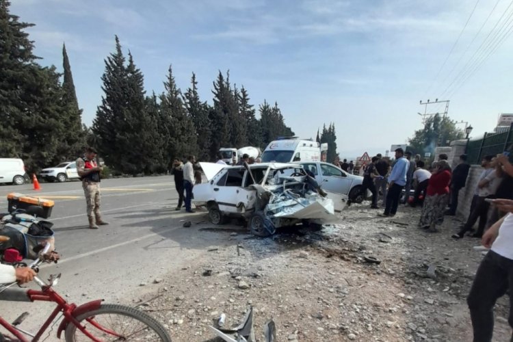 Hatay'da lastik patlaması sonucu meydana gelen kazada, 1 &ouml;l&uuml;