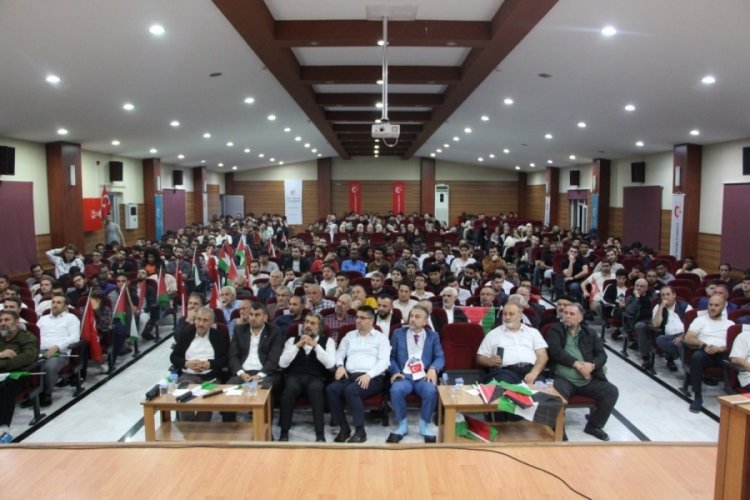 Sakarya'da "Ya Gazze D&uuml;şerse" konferansı