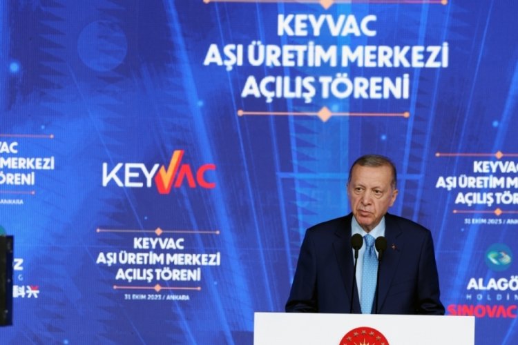 Cumhurbaşkanı Erdoğan, KeyVac Aşı &Uuml;retim Merkezi a&ccedil;ılış t&ouml;reninde konuştu!