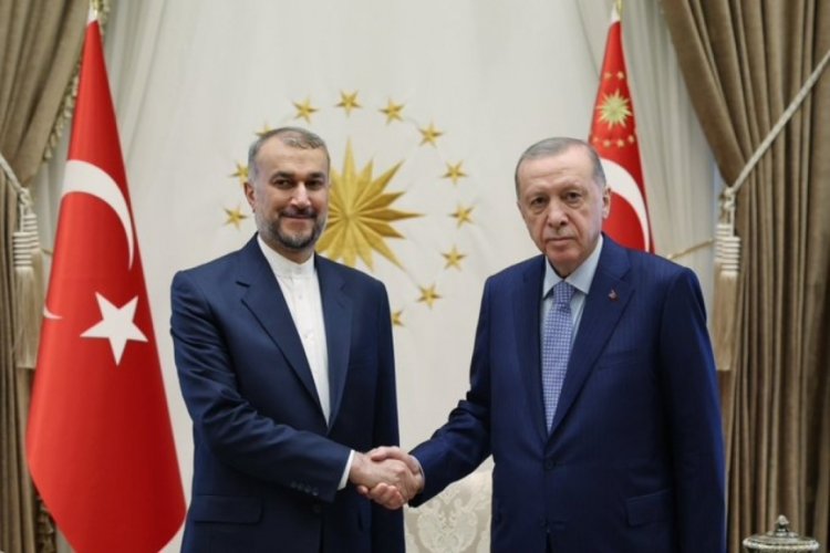 Cumhurbaşkanı Erdoğan, İran Dışişleri Bakanı'nı ağırladı