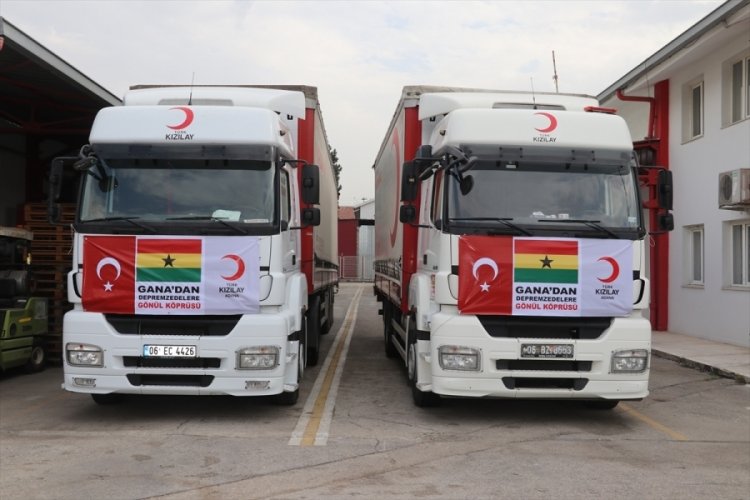 Gana'dan depremzede &ccedil;ocuklara &ccedil;ikolata bağışı