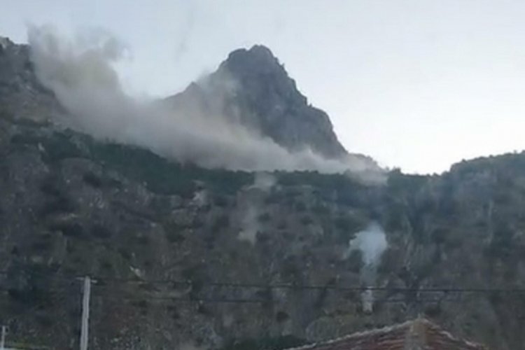 Mahalleliden taş ocağı tepkisi!