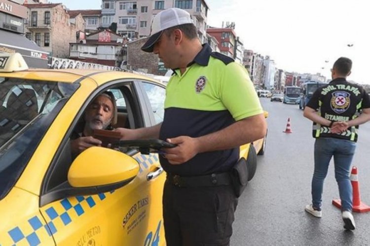 İstanbul'da taksilere y&ouml;nelik denetim