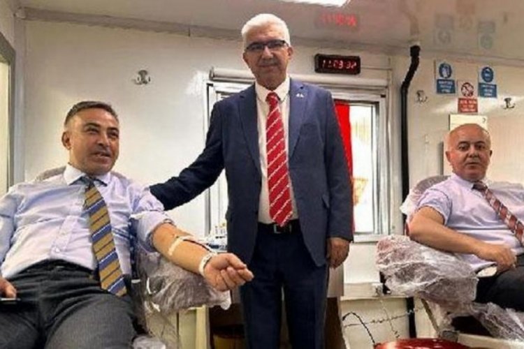 Meclis'te kan bağışı kampanyası! &Ccedil;ağrı yapıldı