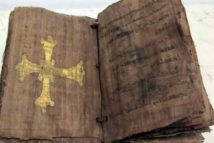Tekirdağ'da 650 yıllık el yazması İncil ele ge&ccedil;irildi