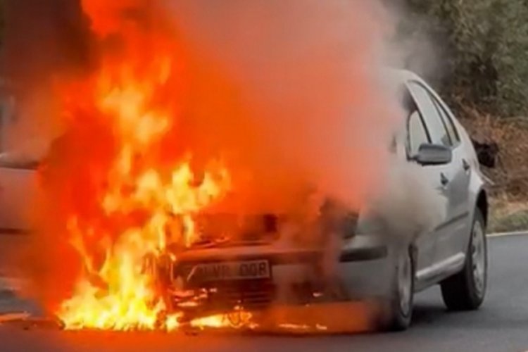 Mersin'de otomobil k&uuml;le d&ouml;nd&uuml;!