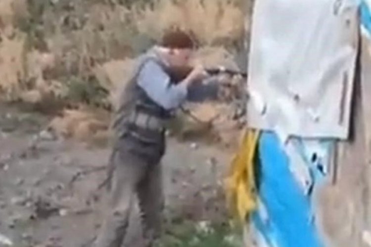 Kayseri'de yolun ortasında 2 k&ouml;peği vurmuştu! Yakalandı