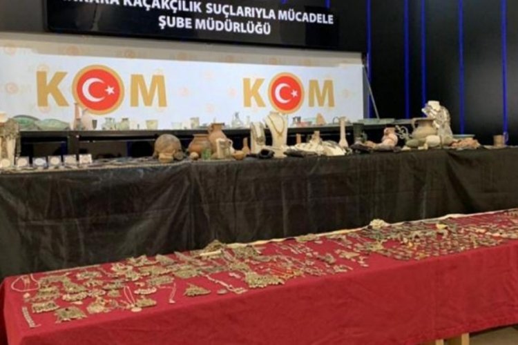 Ankara'da tarihi eser operasyonu!