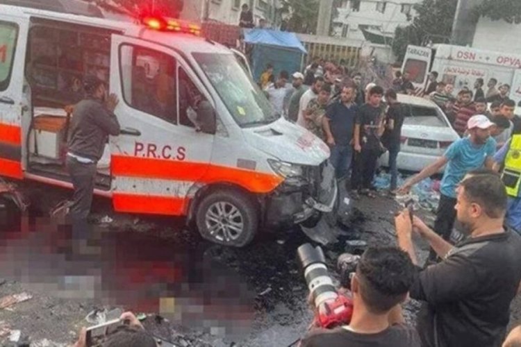 İsrail ordusu, &Ccedil;ocuk Hastanesi'ni vurdu!