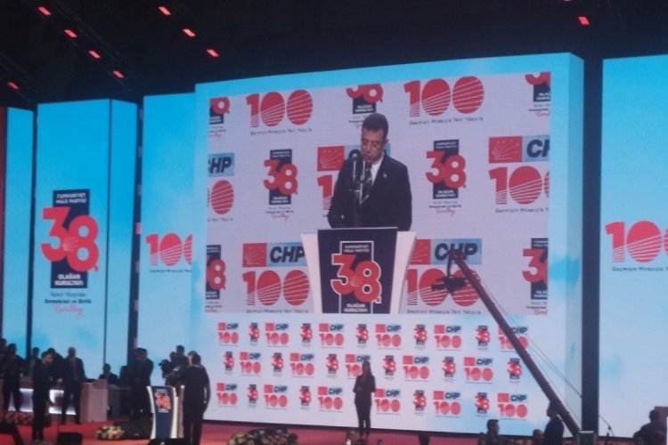 Divan Başkanı se&ccedil;ilen İmamoğlu: Altı ok ilkeleriyle kendini ifade eden herkesin partisidir