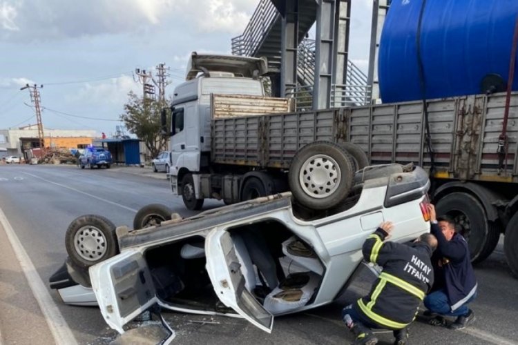 Hatay'da trafik kazası: 2 yaralı