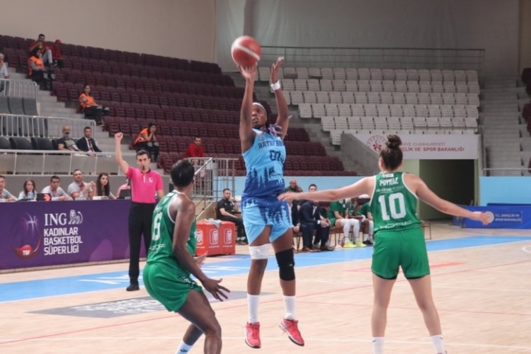 Bursa Uludağ Basketbol, Hatay B&uuml;y&uuml;kşehir Belediyespor karşısında galip