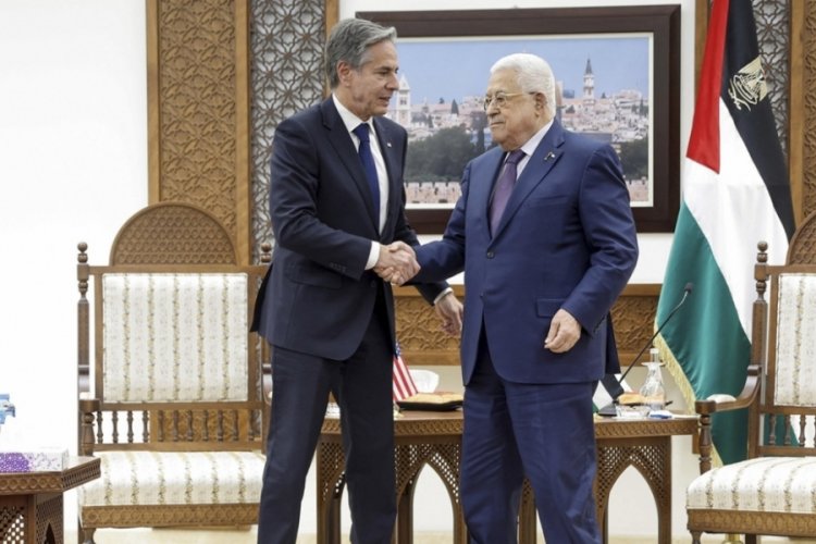 Blinken ile Abbas bir araya geldi
