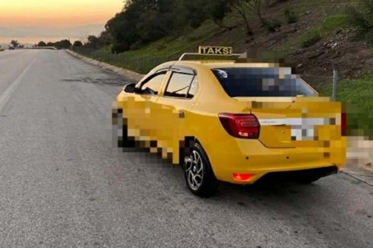 Kullandığı takside &ouml;l&uuml; bulundu