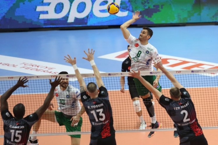 Bursa B&uuml;y&uuml;kşehir Belediyespor-Ziraat Bankkart: 0-3