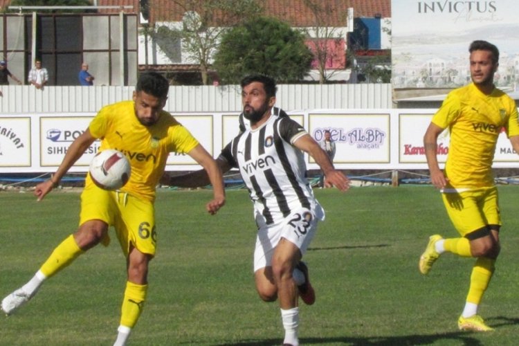 Ala&ccedil;atı'daki yerel derbi gols&uuml;z berabere