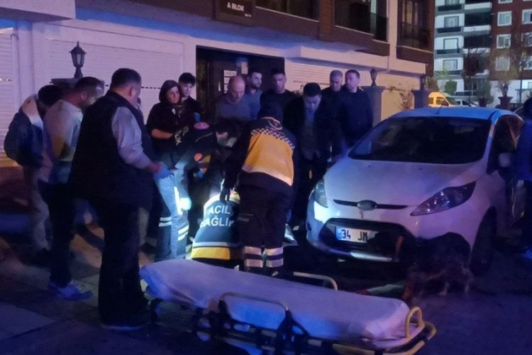Bolu'da alkol şişesiyle saldırı