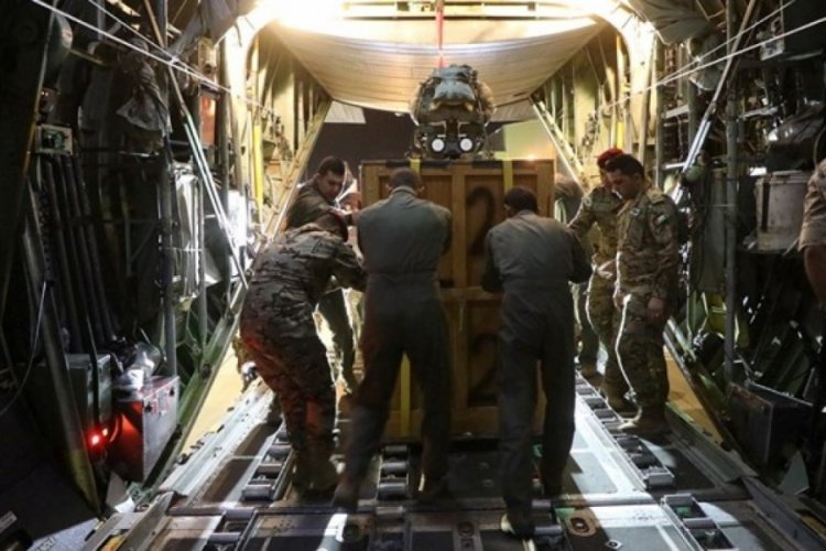 &Uuml;rd&uuml;n: Gazze'ye paraş&uuml;tle yardım bırakıldı