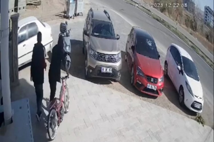 Aksaray'da motosiklet hırsızlığı