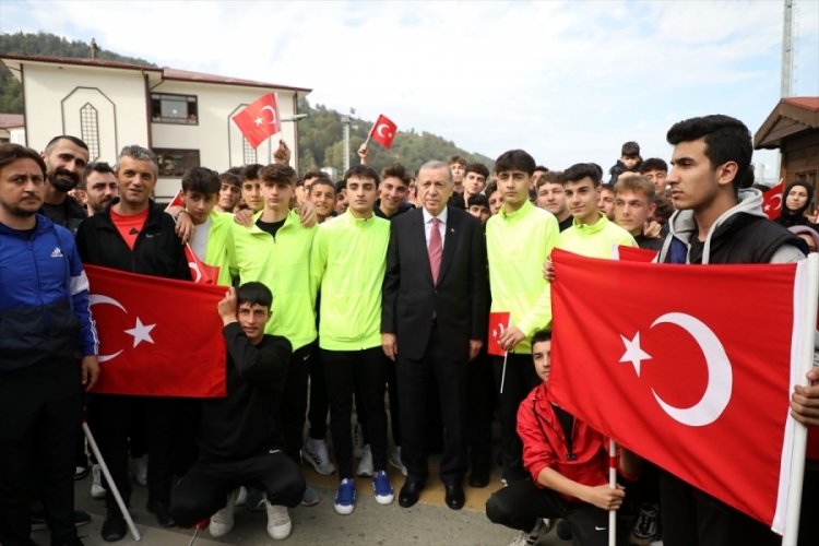 Cumhurbaşkanı Erdoğan Rize'de