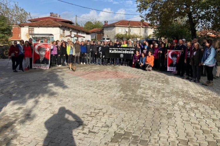Mysia Yolları'nda Atat&uuml;rk'&uuml; andılar
