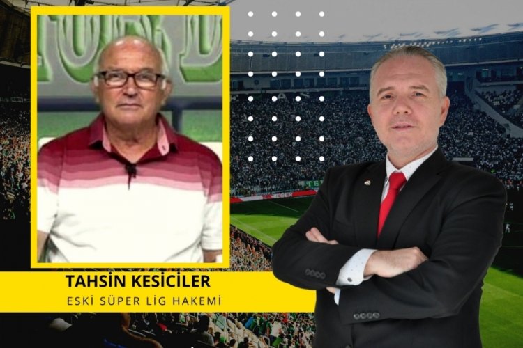 Bursa'da Spor'un konuğu Eski S&uuml;per Lig Hakemi Tahsin Kesiciler