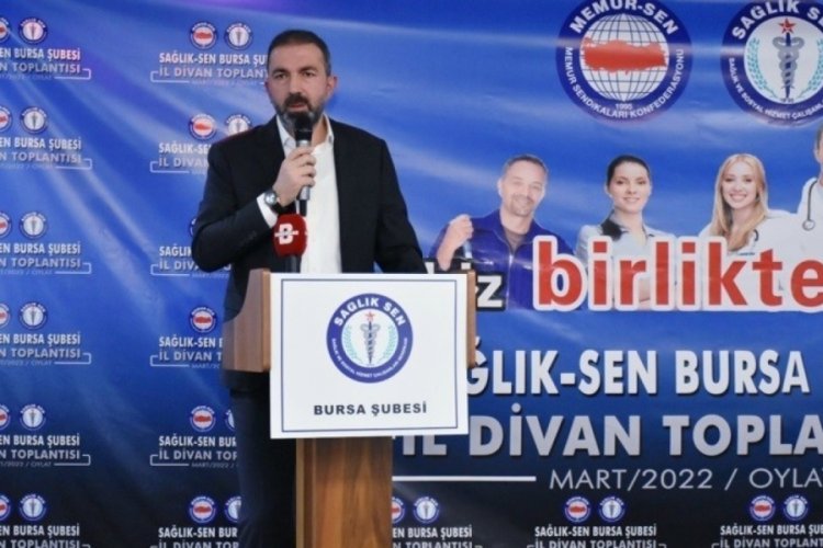 Sağlık-Sen Bursa Şube Başkanı G&ouml;khan Y&uuml;nk&uuml;l'den İsrailli doktorlara tepki