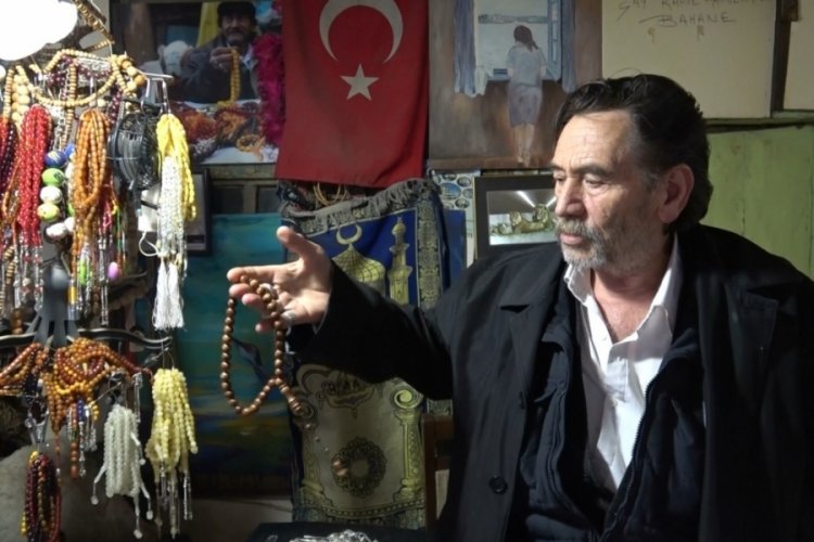 K&uuml;tahya'da elleri dezenfekte eden tespih