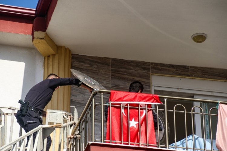Antalya'da kiracı tahliyesi polis m&uuml;dahalesiyle son buldu