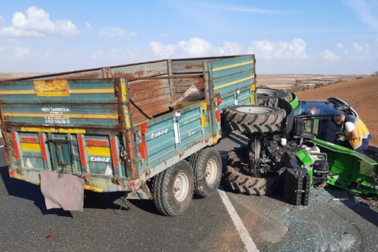 Tekirdağ'da devrilen trakt&ouml;rde sıkışarak yaşamını yitirdi