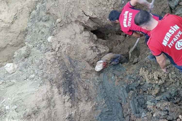 Mersin'de 2 kişi g&ouml;&ccedil;&uuml;k altında kalarak hayatını kaybetti