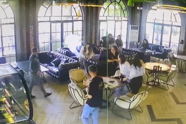 Kafeteryada patlayan cep telefonu paniğe neden oldu