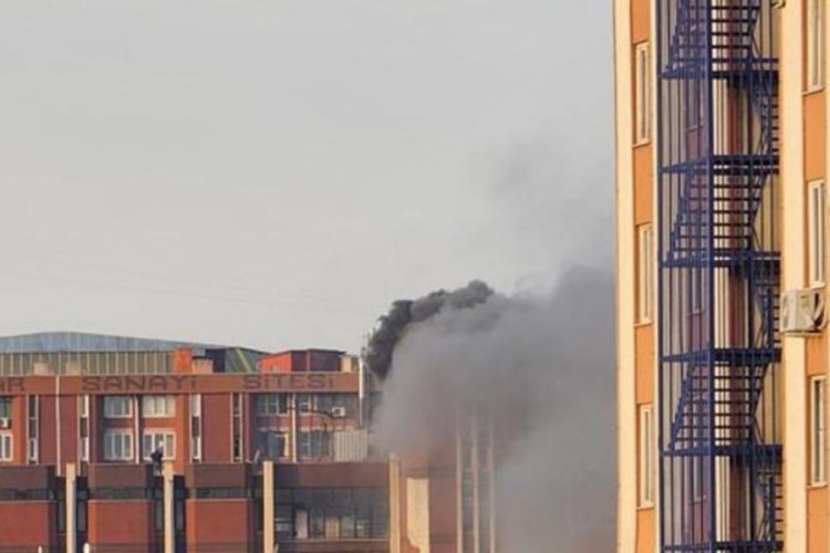 İstanbul'da sanayi sitesinde yangın