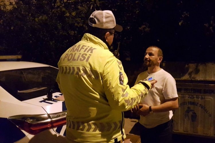Edirne'de ehliyetine el konulan s&uuml;r&uuml;c&uuml; yine alkoll&uuml; yakalandı