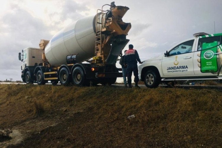 Edirne'de &ccedil;evreyi kirleten beton mikserine idari para cezası kesildi