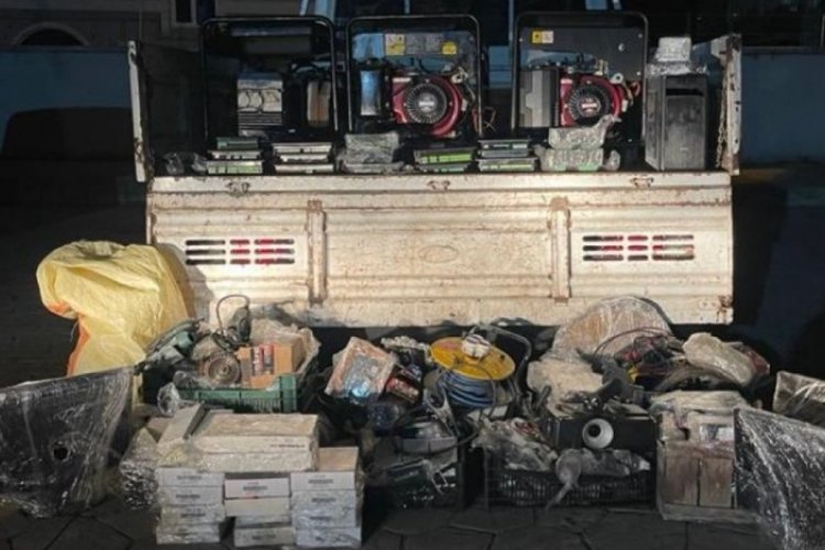 Samsun'da 1 milyon 100 bin lira değerindeki jenerat&ouml;r hırsızlığına 5 g&ouml;zaltı