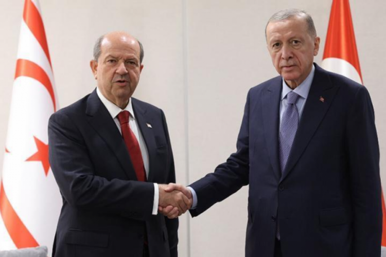 Cumhurbaşkanı Erdoğan, KKTC Cumhurbaşkanı Ersin Tatar ile g&ouml;r&uuml;şt&uuml;