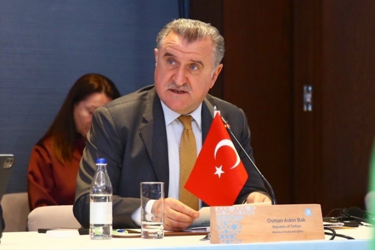 Gen&ccedil;lik ve Spor Bakanı Bak, TDT bakanlar toplantısında konuştu