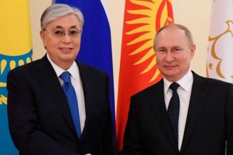 Putin ve Tokayev, Kazakistan'da ikili ilişkiler ve karşılıklı ticareti g&ouml;r&uuml;şt&uuml;