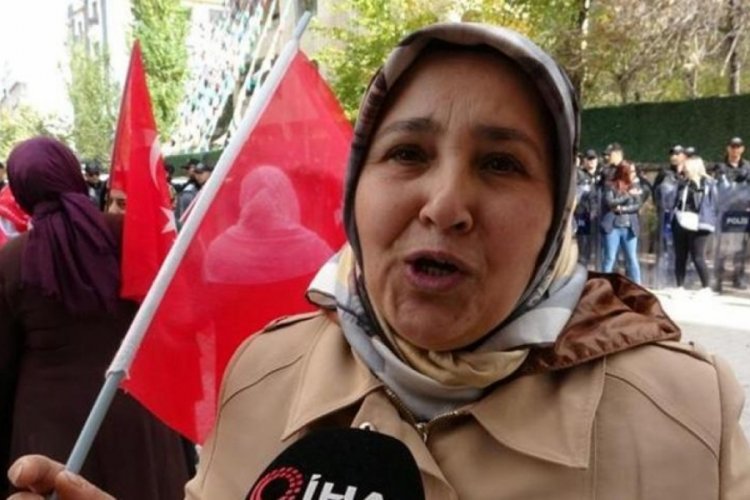 Evlat n&ouml;betindeki anneden HDP'ye İsrail benzetmesi