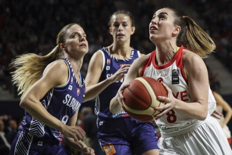Potanın Perileri, Slovakya'yı 75-40 mağlup etti
