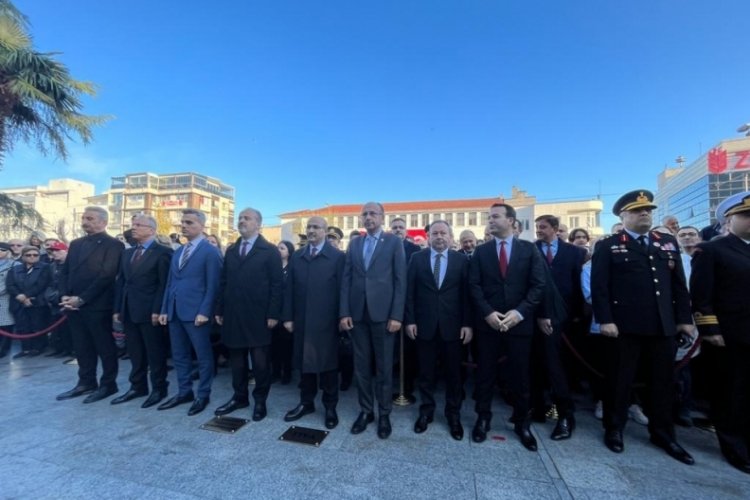 Gazi Mustafa Kemal Atat&uuml;rk Bursa'da anıldı