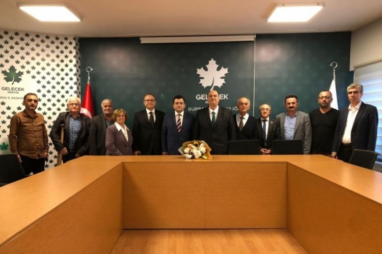 Demokrat Parti'sinden Gelecek Partisi'ne  nezaket ziyareti