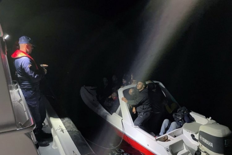 Muğla'da 15 d&uuml;zensiz g&ouml;&ccedil;men kurtarıldı